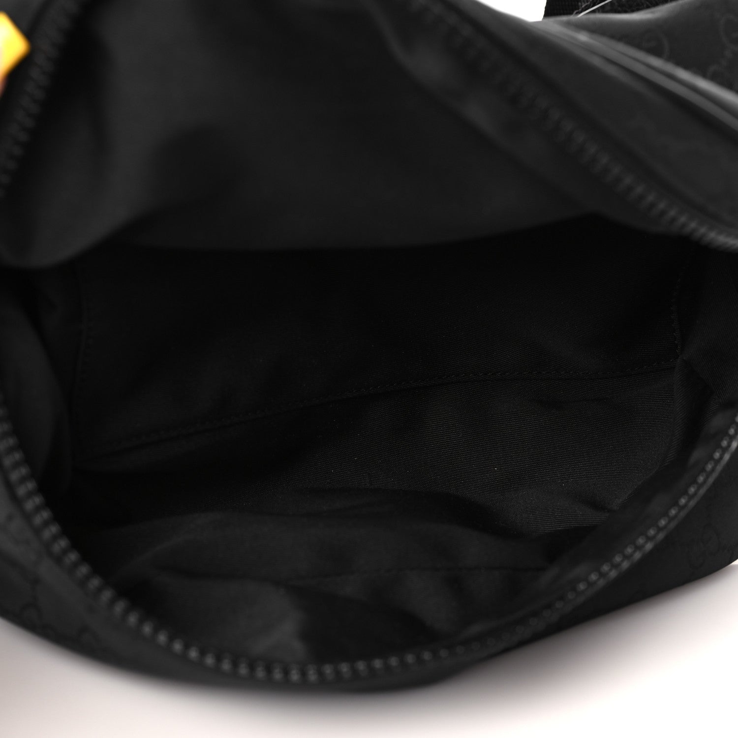 Gucci Nylon Monogram Fanny Pack Belt Bag Black 5 of 9