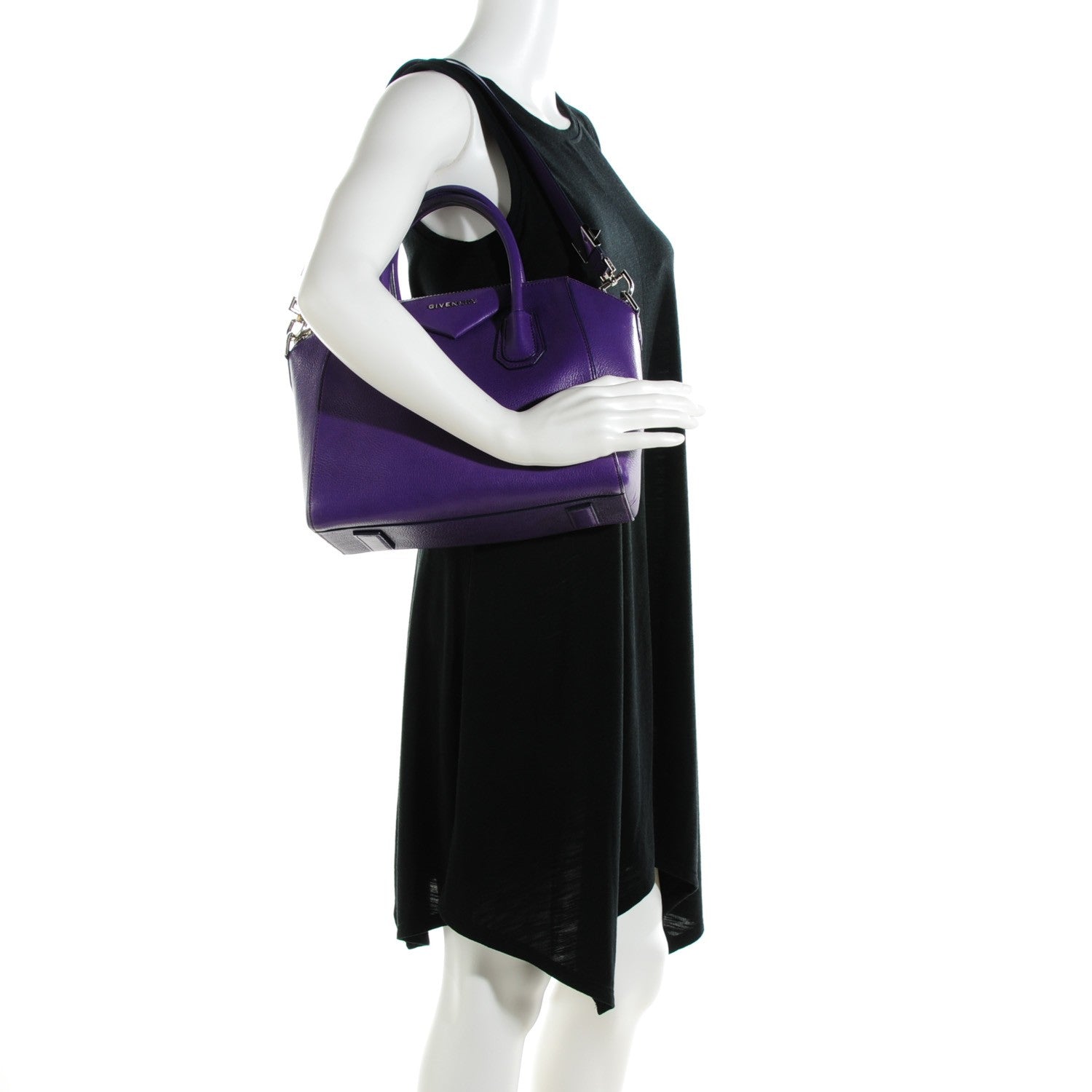 Givenchy Sugar Goatskin Small Antigona Violet 2 of 7