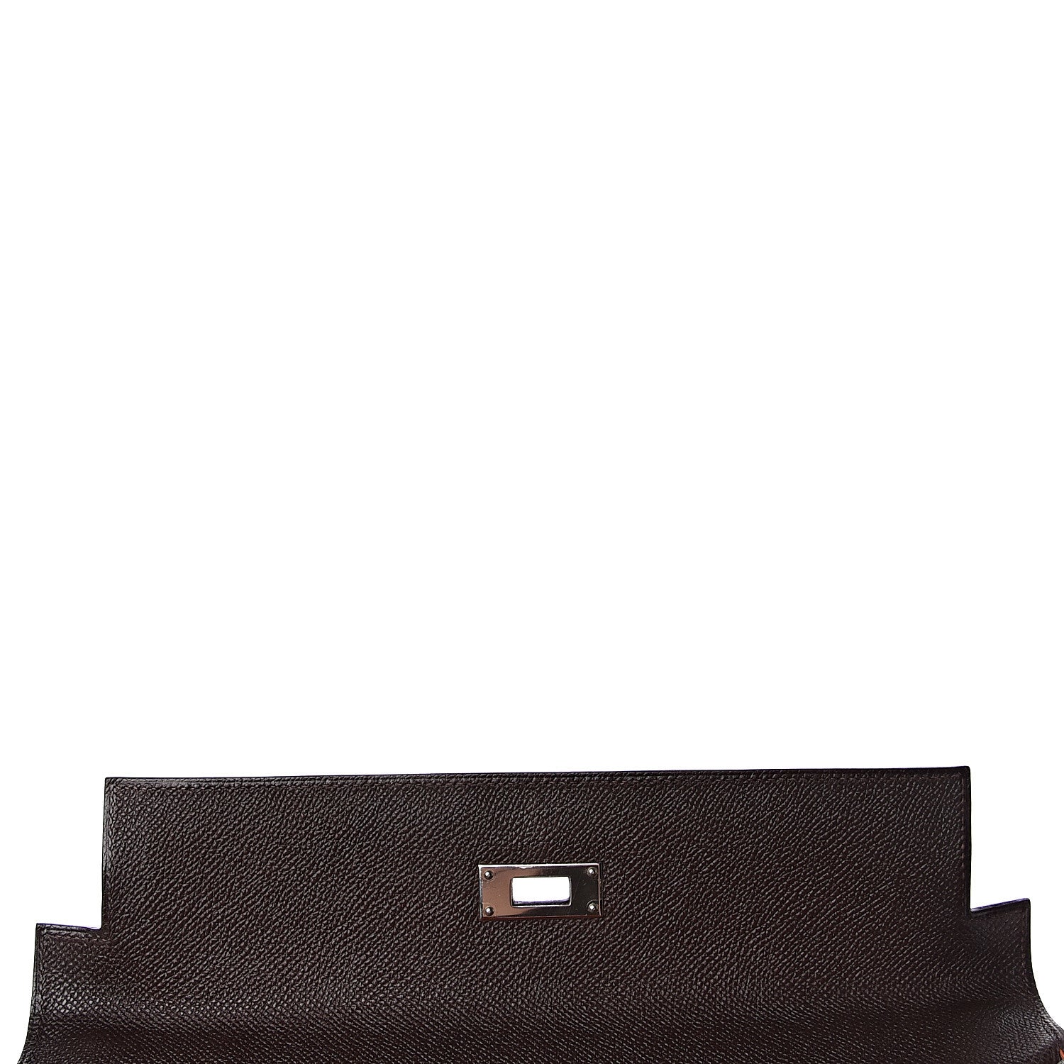 Hermes Epsom Kelly Retourne 32 Chocolate Orange 12 of 46