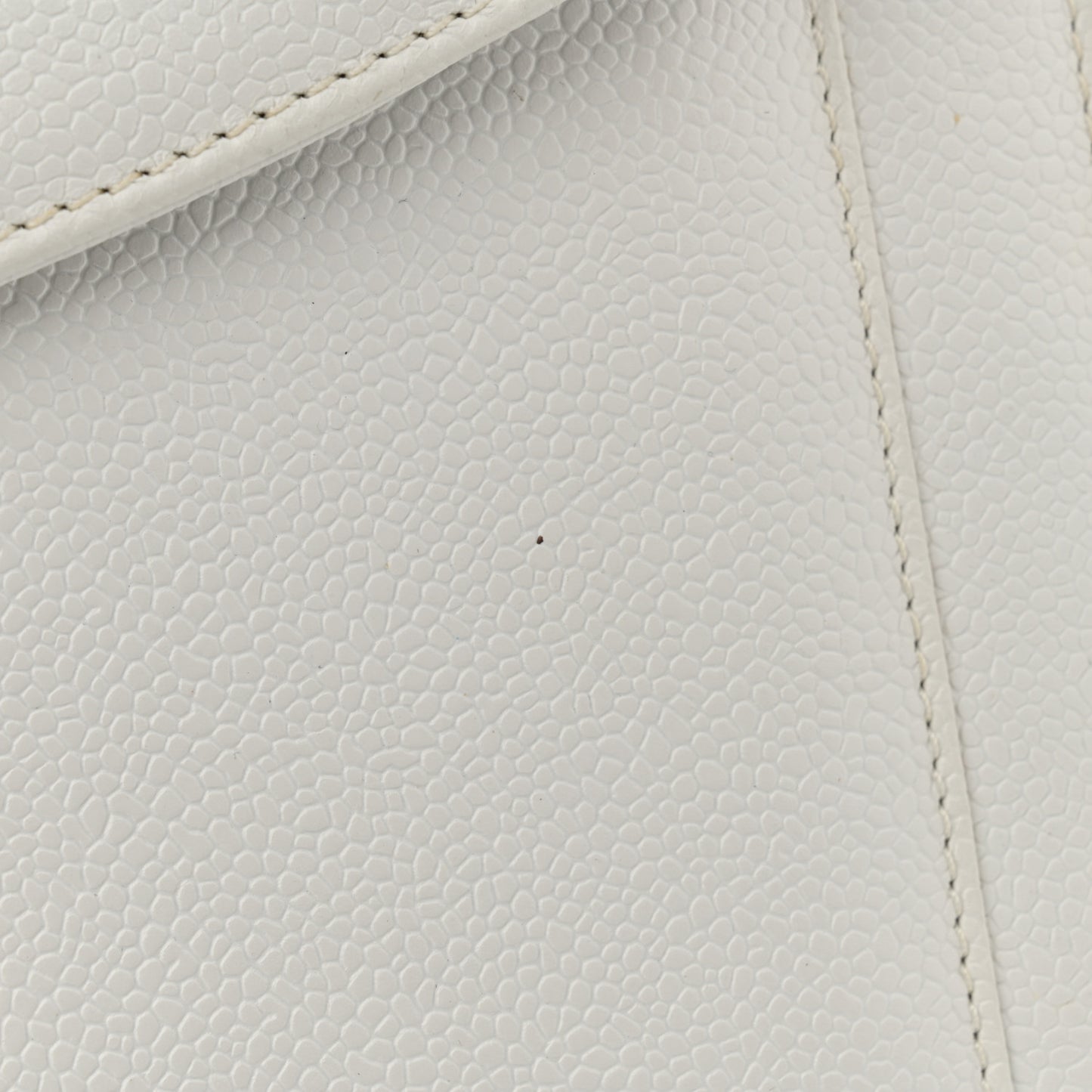Caviar CC Shoulder Bag White