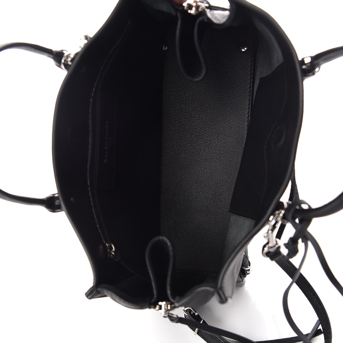 Veau Papier A6 Zip Around Tote Black