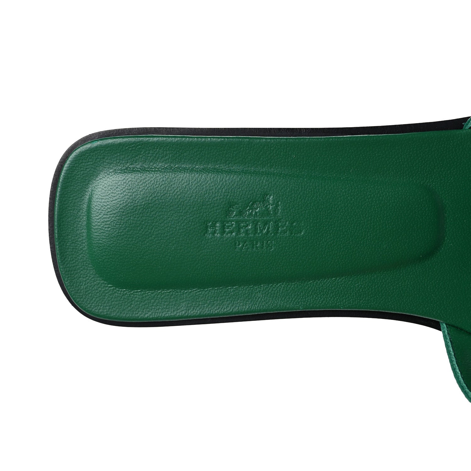 Hermes Epsom Oran Sandals 39 Vert Emeraude 7 of 8