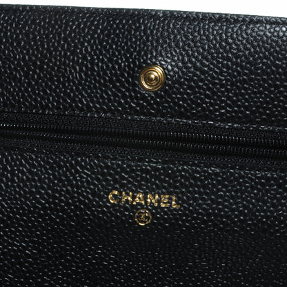 Chanel Caviar Wallet on Chain WOC Black 5 of 8