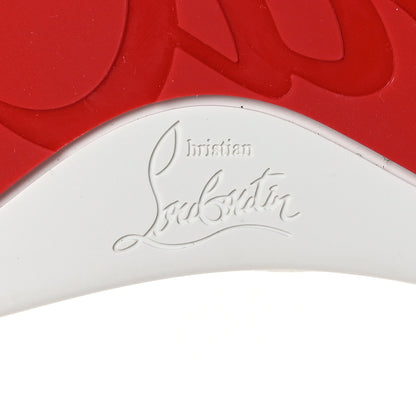 Christian Louboutin Grained Calfskin Rantulow Flat Sneakers 44.5 Latte 6 of 8