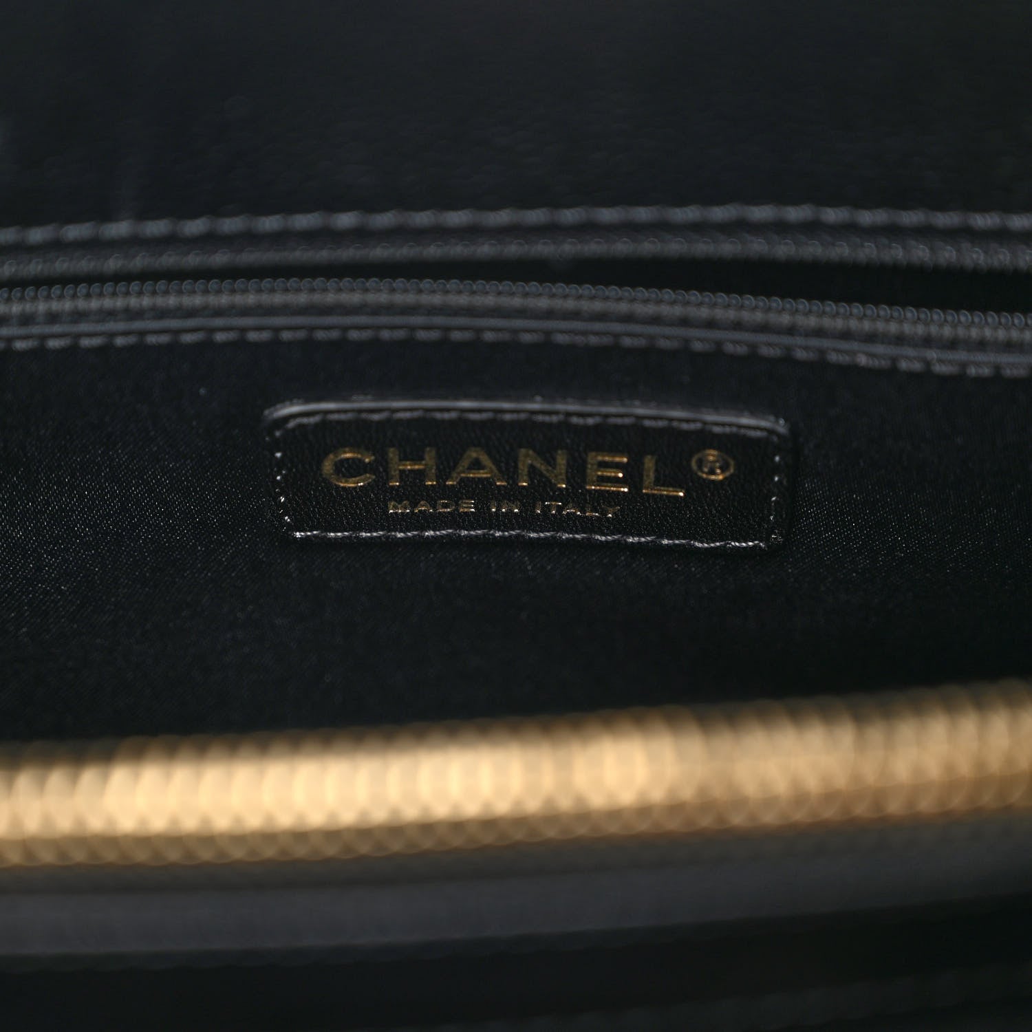 Chanel Caviar Quilted Grand Shopping Tote GST Black 6 of 10