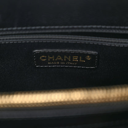 Chanel Caviar Quilted Grand Shopping Tote GST Black 6 of 10