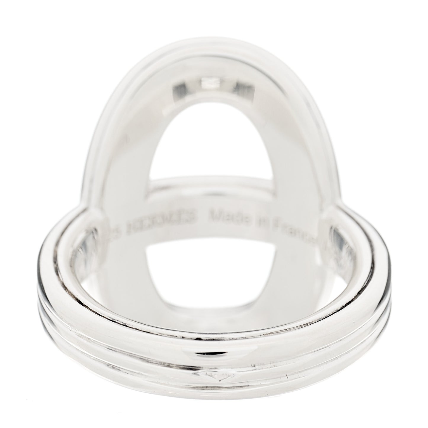 Sterling Silver Vertical Chaine d'Ancre 24 Ring 52 6