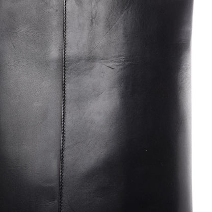 Balenciaga Calfskin Knee High Boots 40 Black 7 of 12