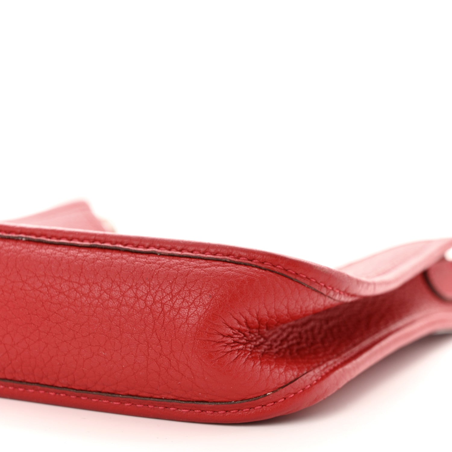 Hermes Taurillon Clemence Amazone Evelyne TPM Rouge Casaque Bleu Saphir 10 of 10
