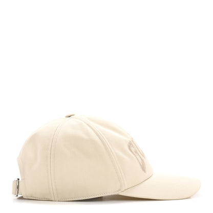 Gucci Cotton Embroidered Logo Baseball Hat S Ivory 5 of 9