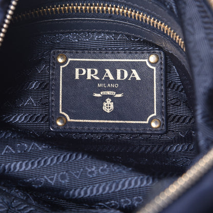 Prada Tessuto Nylon Calfskin Hobo Baltico 6 of 9