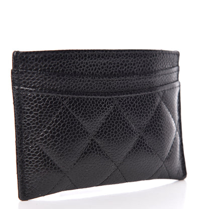Chanel Caviar Quilted Card Holder Black 3 of 9