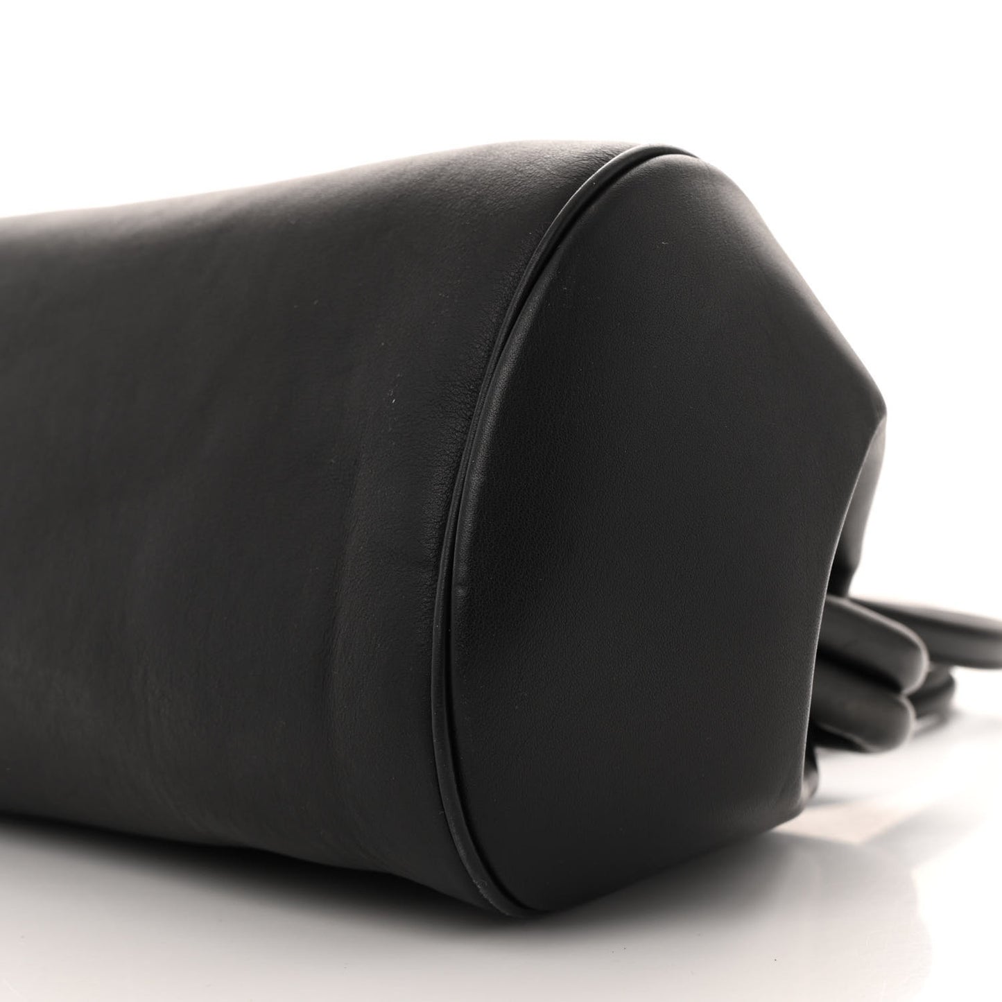 Calfskin Frame Satchel Black
