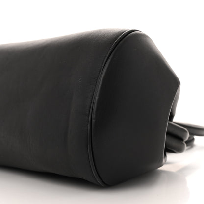 Salvatore Ferragamo Calfskin Frame Satchel Black 9 of 10