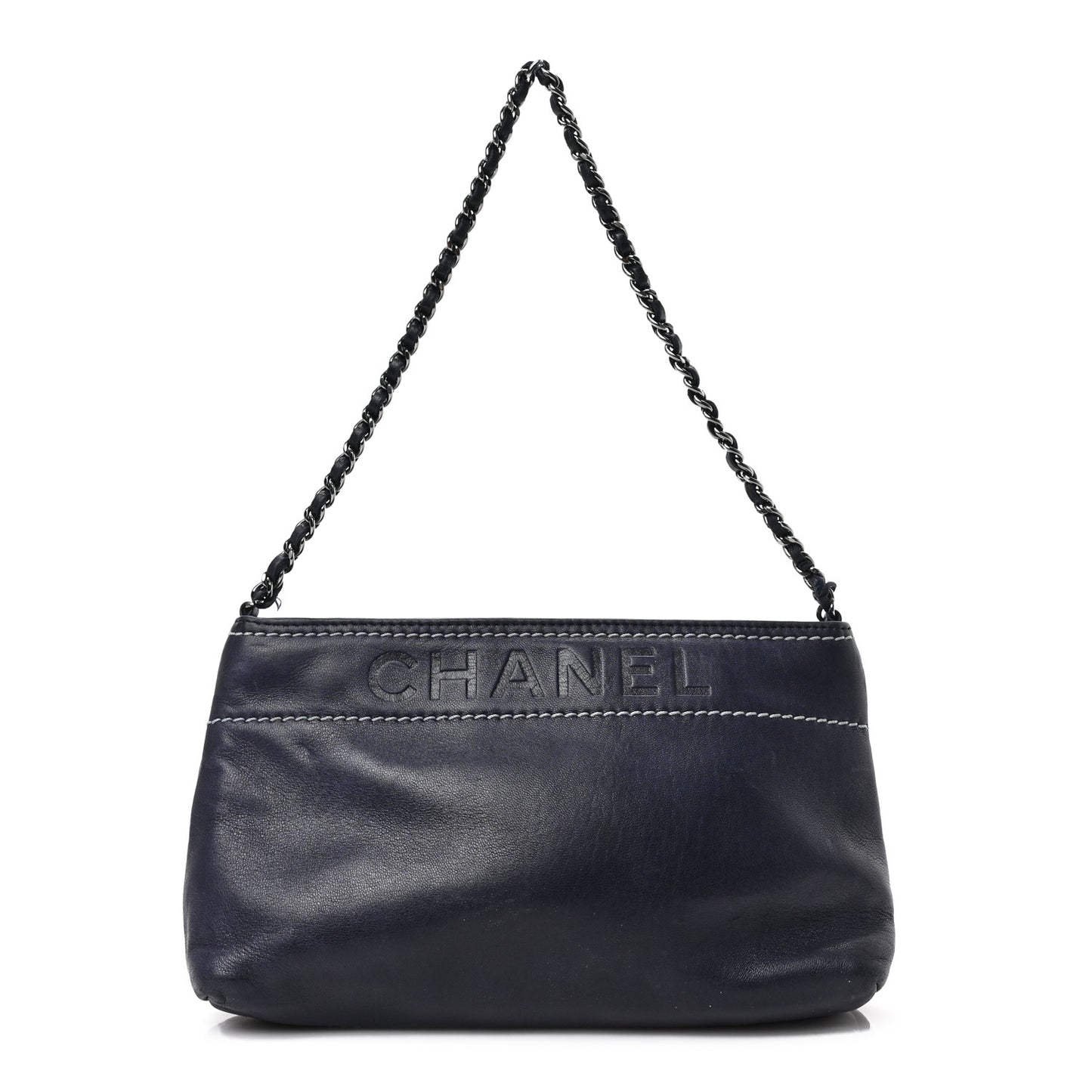 Lambskin Lax Pochette Navy