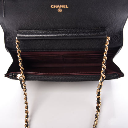 Chanel Caviar Quilted Wallet On Chain WOC Black 5 of 11