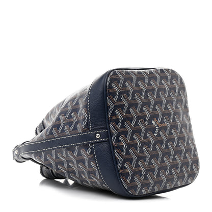 Goyard Goyardine Petit Flot Bucket Bag PM Navy 4 of 10