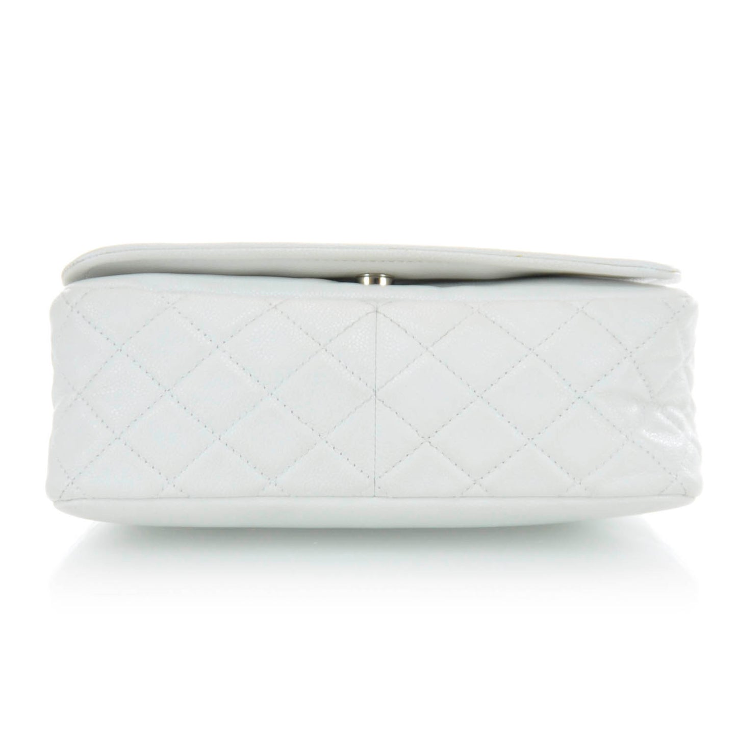 Caviar Timeless Large Flap White