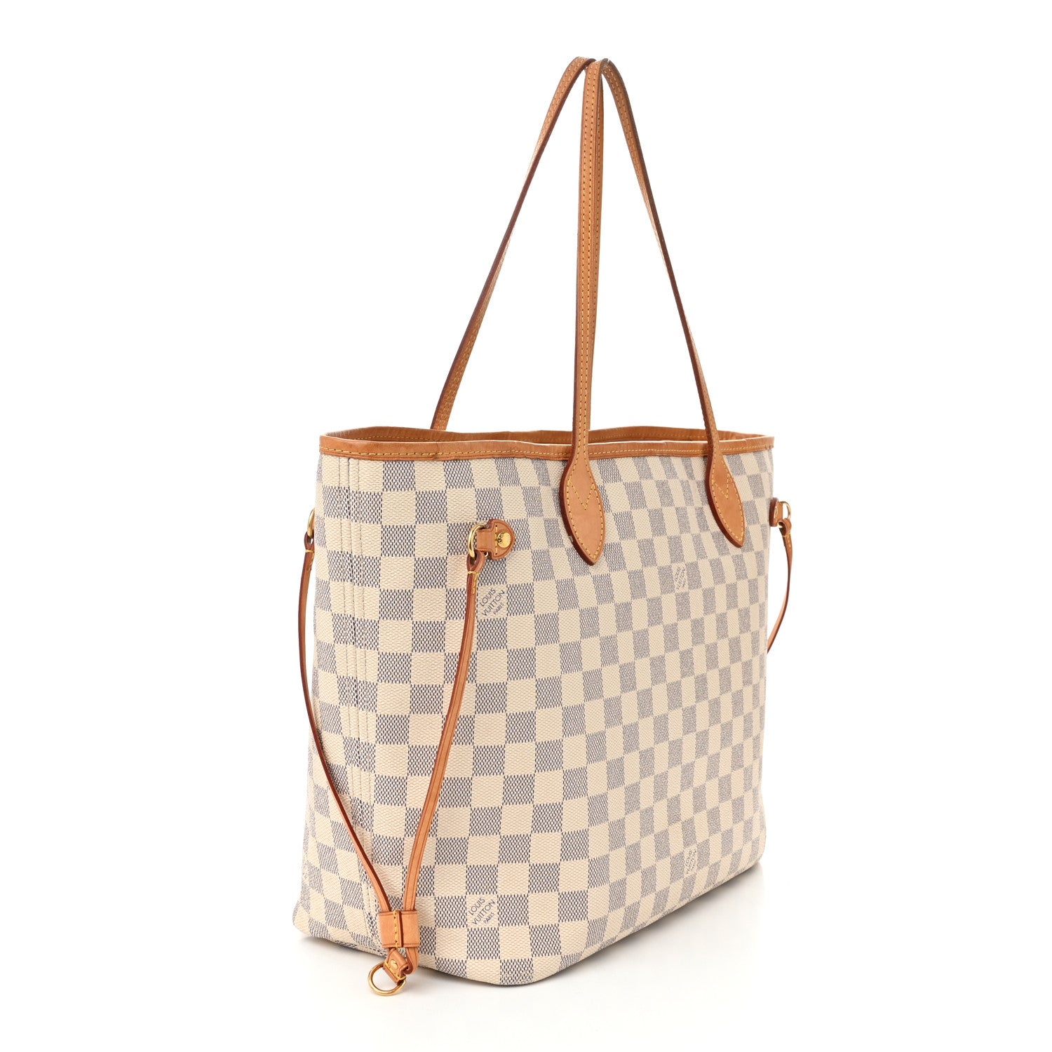 Louis Vuitton Damier Azur Neo Neverfull MM Rose Ballerine 3 of 10