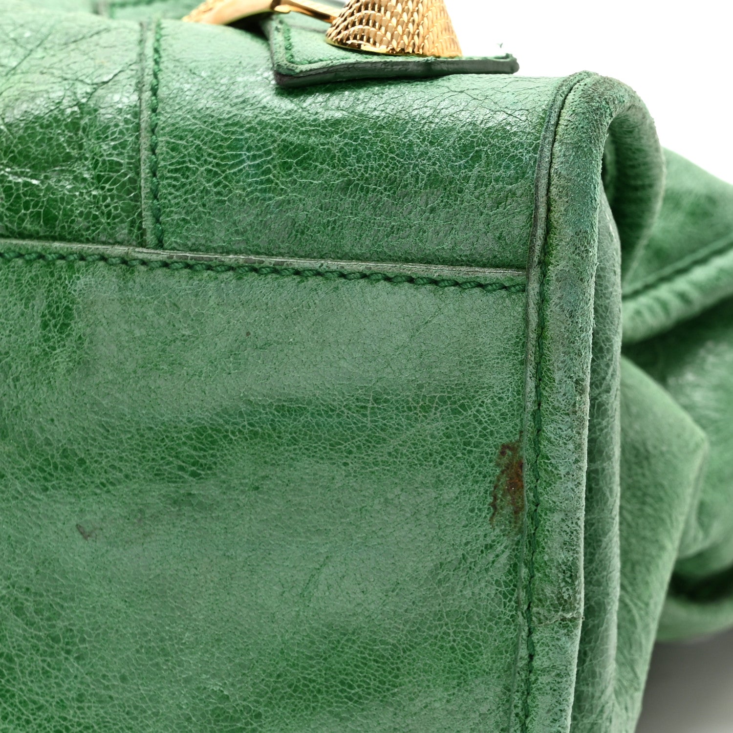 Balenciaga Chevre Giant 21 Gold Hardware City Vert Gazon 16 of 18