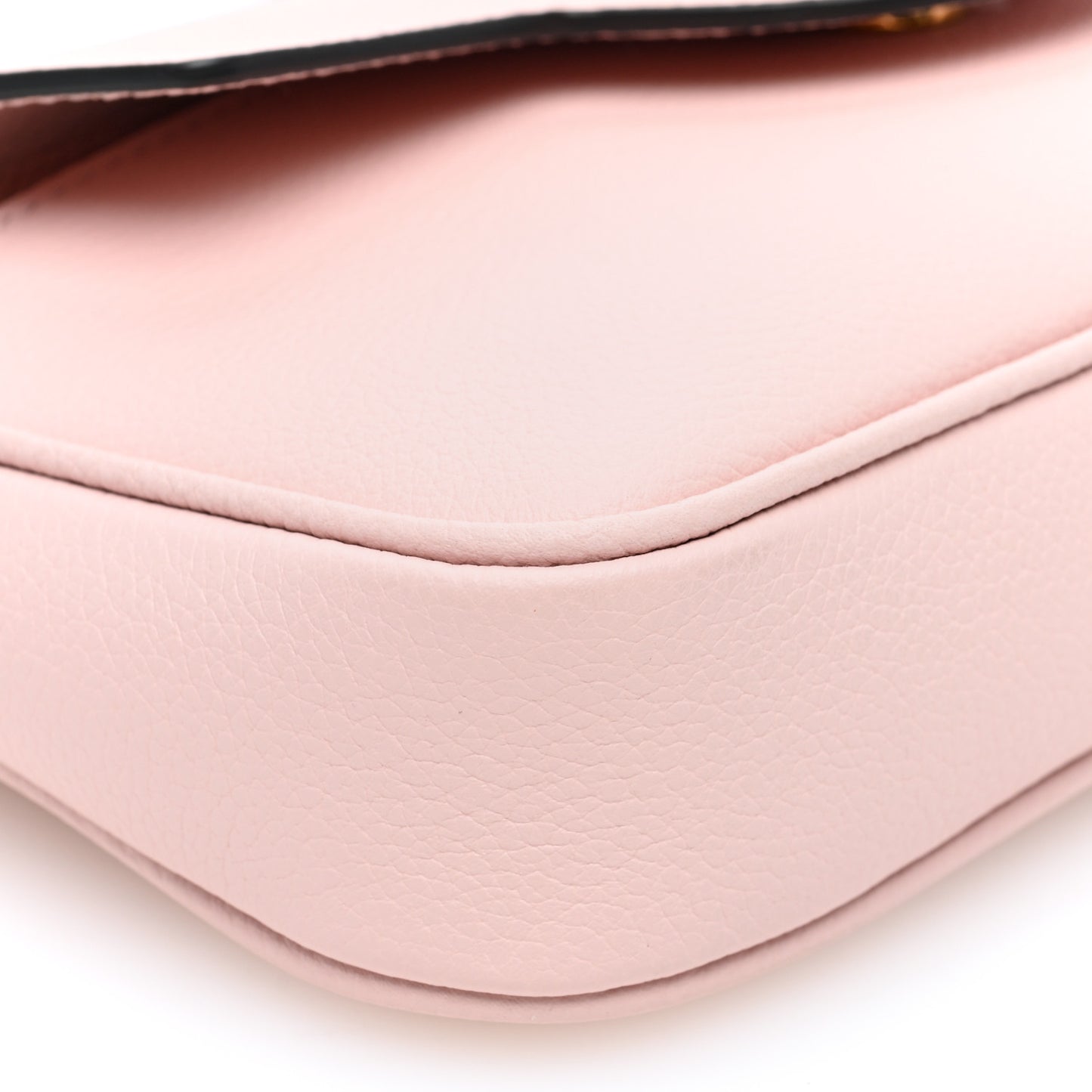 Grained Calfskin La Medusa Mini Crossbody Bag Dusty Rose