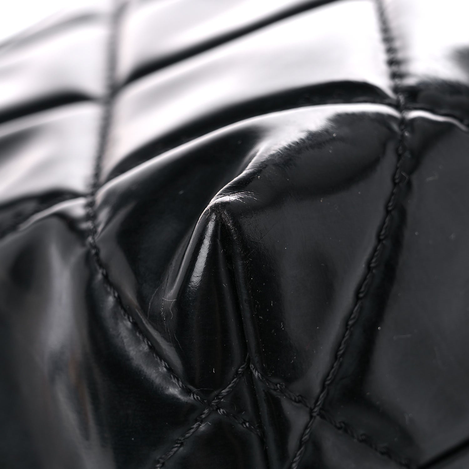 Chanel Vinyl Quilted In the Business Flap Bag Black 10 of 19