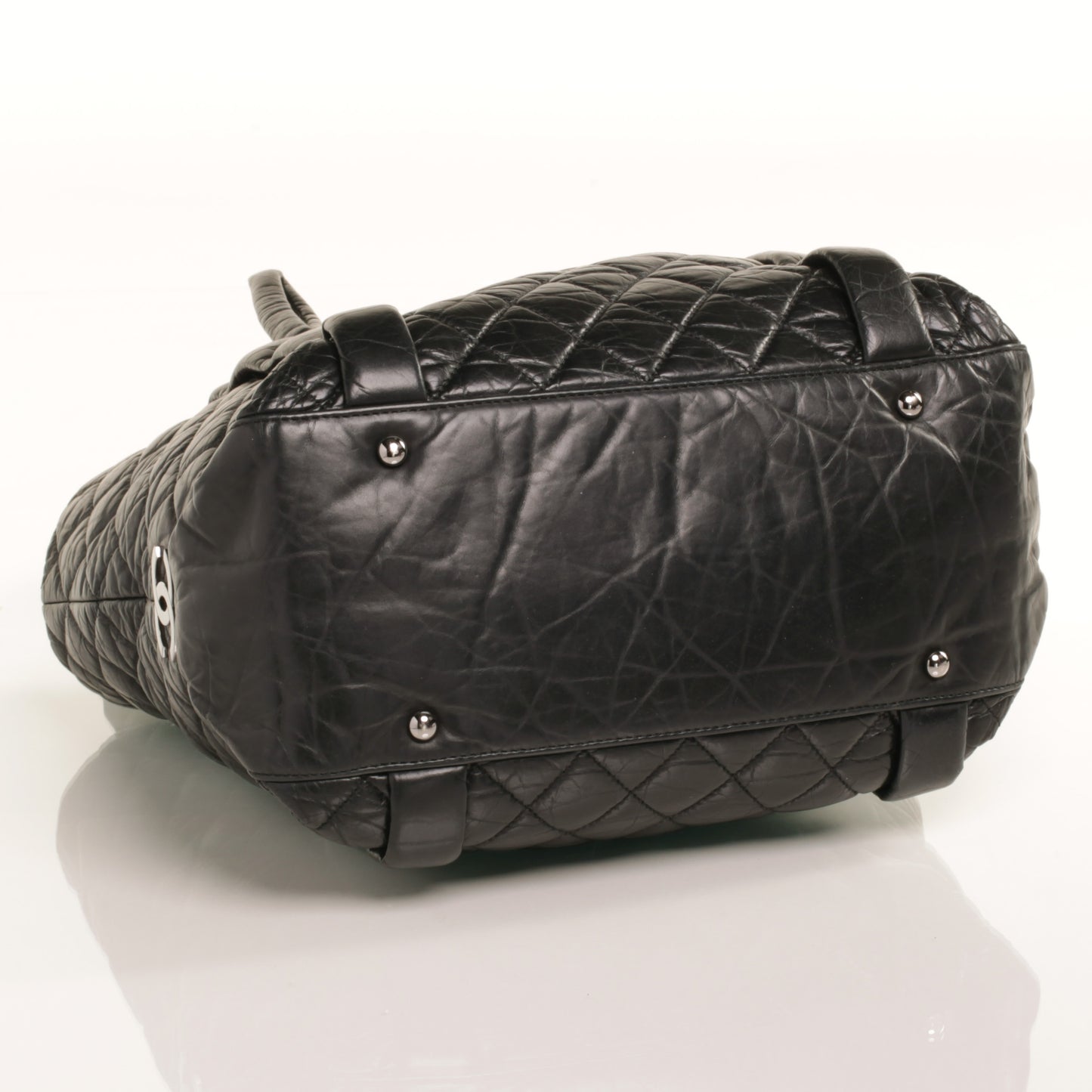 Ligne Large Square Tote Black
