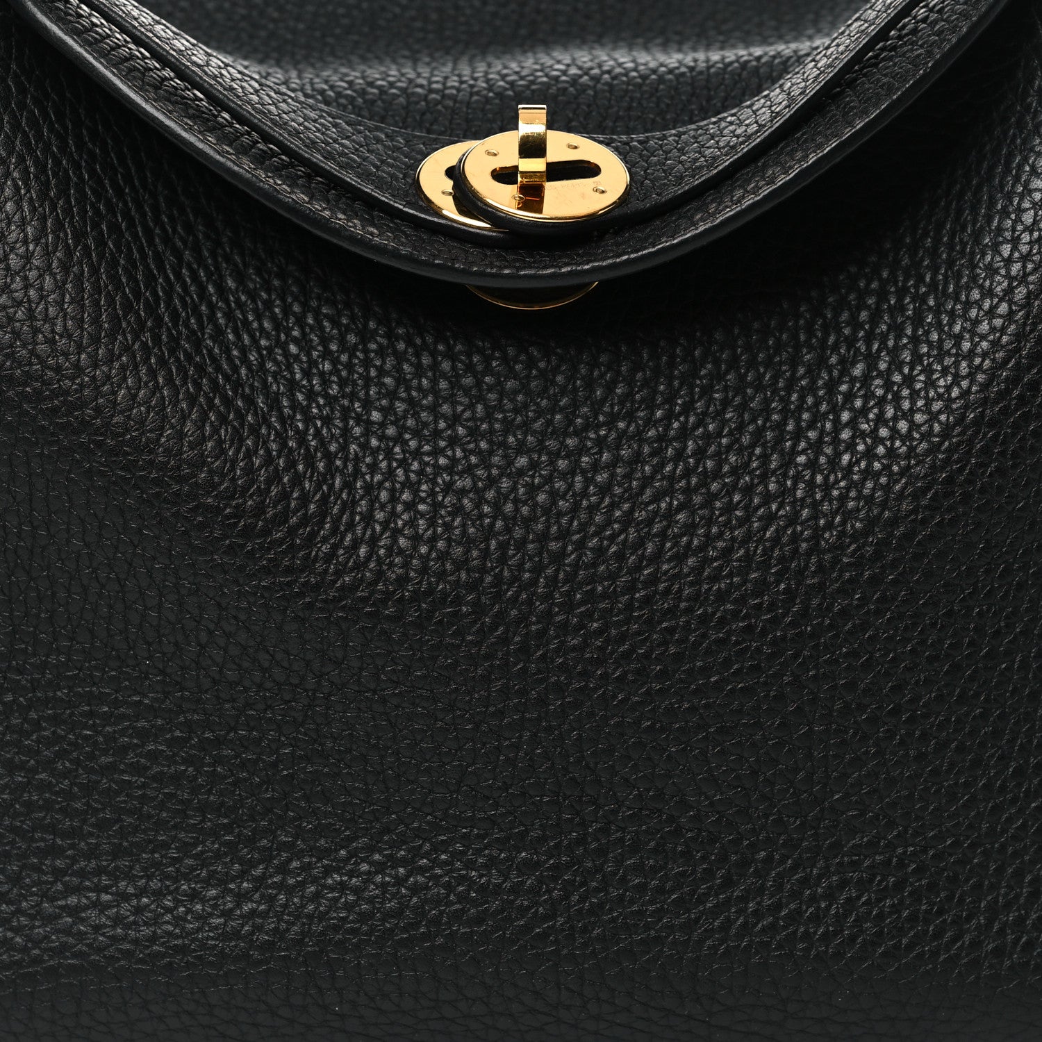 Hermes Taurillon Clemence Lindy 26 Black 8 of 11