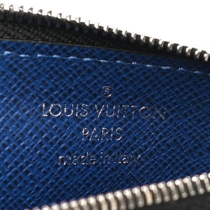 Louis Vuitton Monogram Taiga Coin Card Holder Cobalt 6 of 15