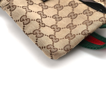 Gucci Monogram Web Belt Bag Dark Brown 12 of 14