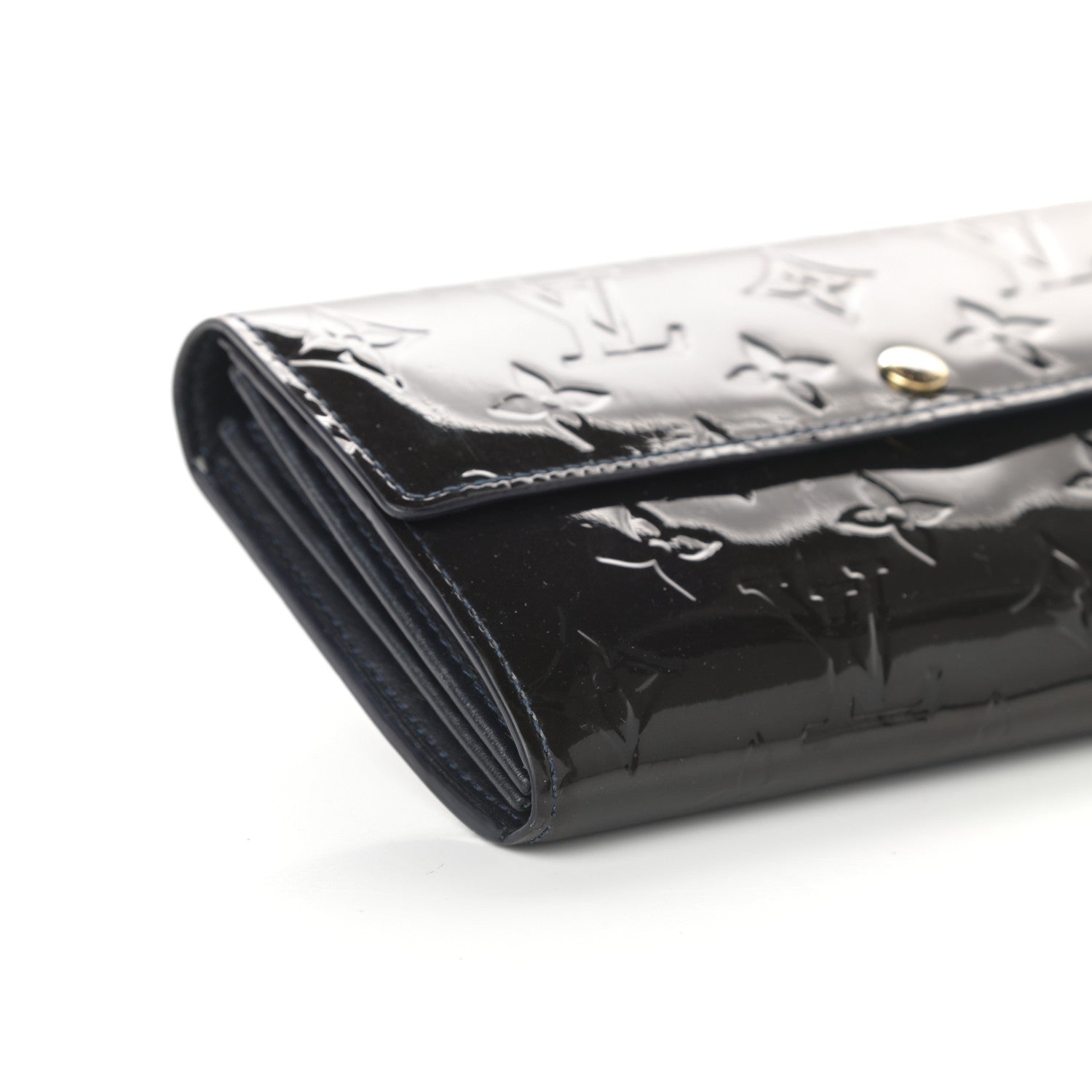 Louis Vuitton Vernis Sarah Wallet Blue Infini 8 of 9
