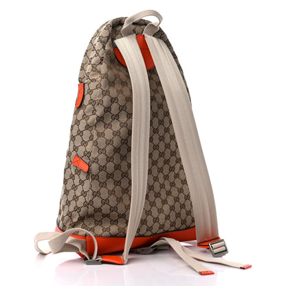 Gucci X THE NORTH FACE Monogram Textured Dollar Calfskin Embroidered Beige Ebony Mystic White Deep Orange 3 of 10