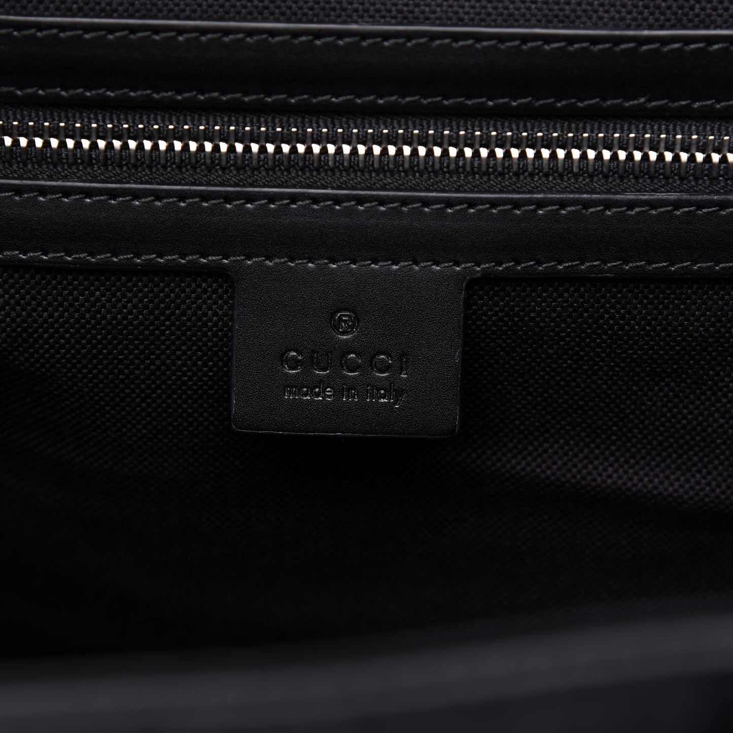 GG Supreme Monogram Web Tote Black Grey