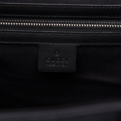 Gucci GG Supreme Monogram Web Tote Black Grey 8 of 10