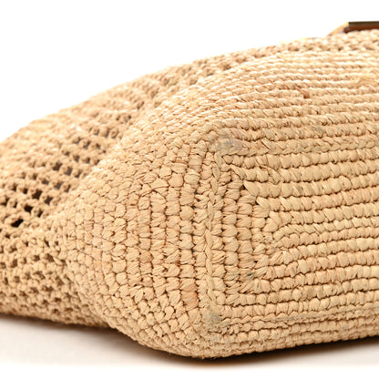 Saint Laurent Raffia Icare Shopping Tote Natural 10 of 12