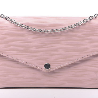 Louis Vuitton Epi Pochette Felicie Rose Ballerine 9 of 9