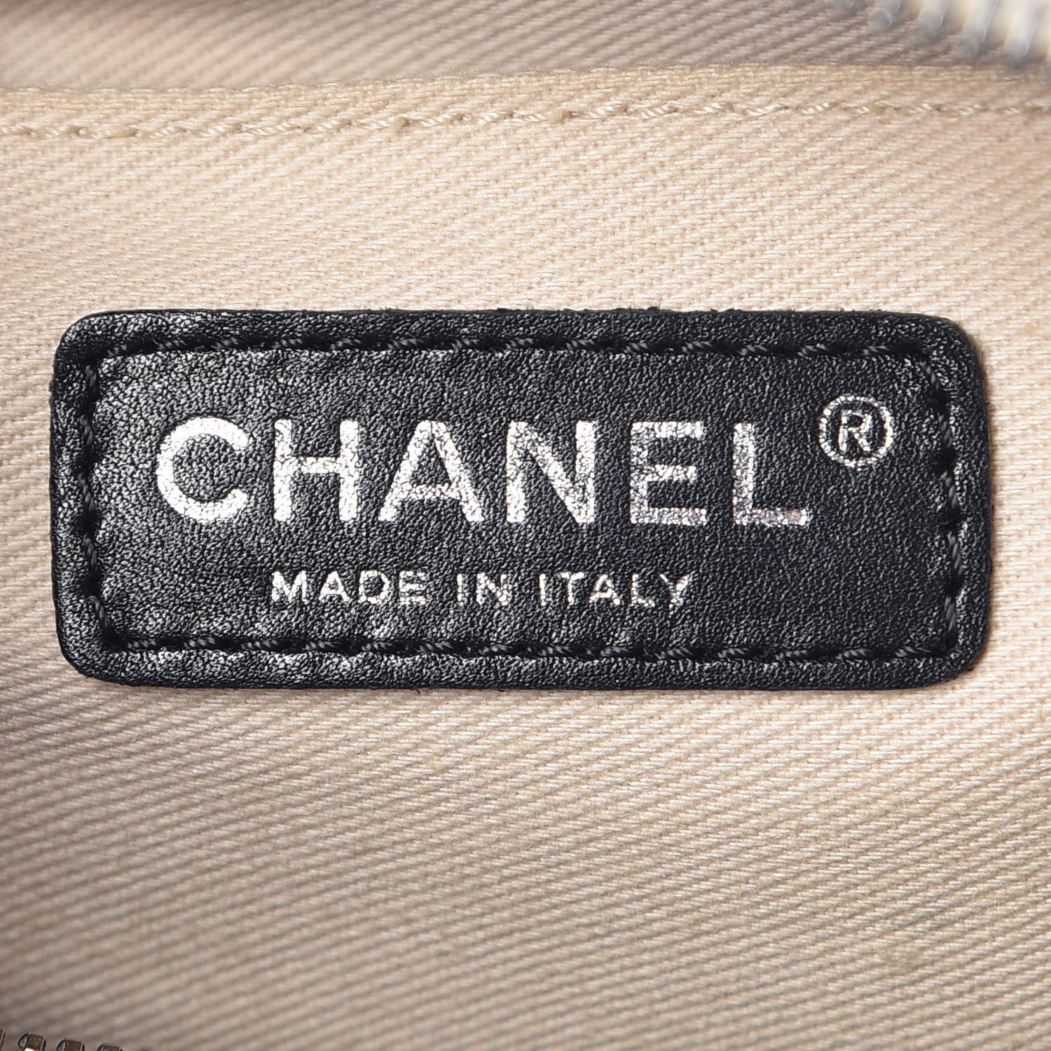 Chanel Coated Canvas Le Train Boston Bag 8 of 15