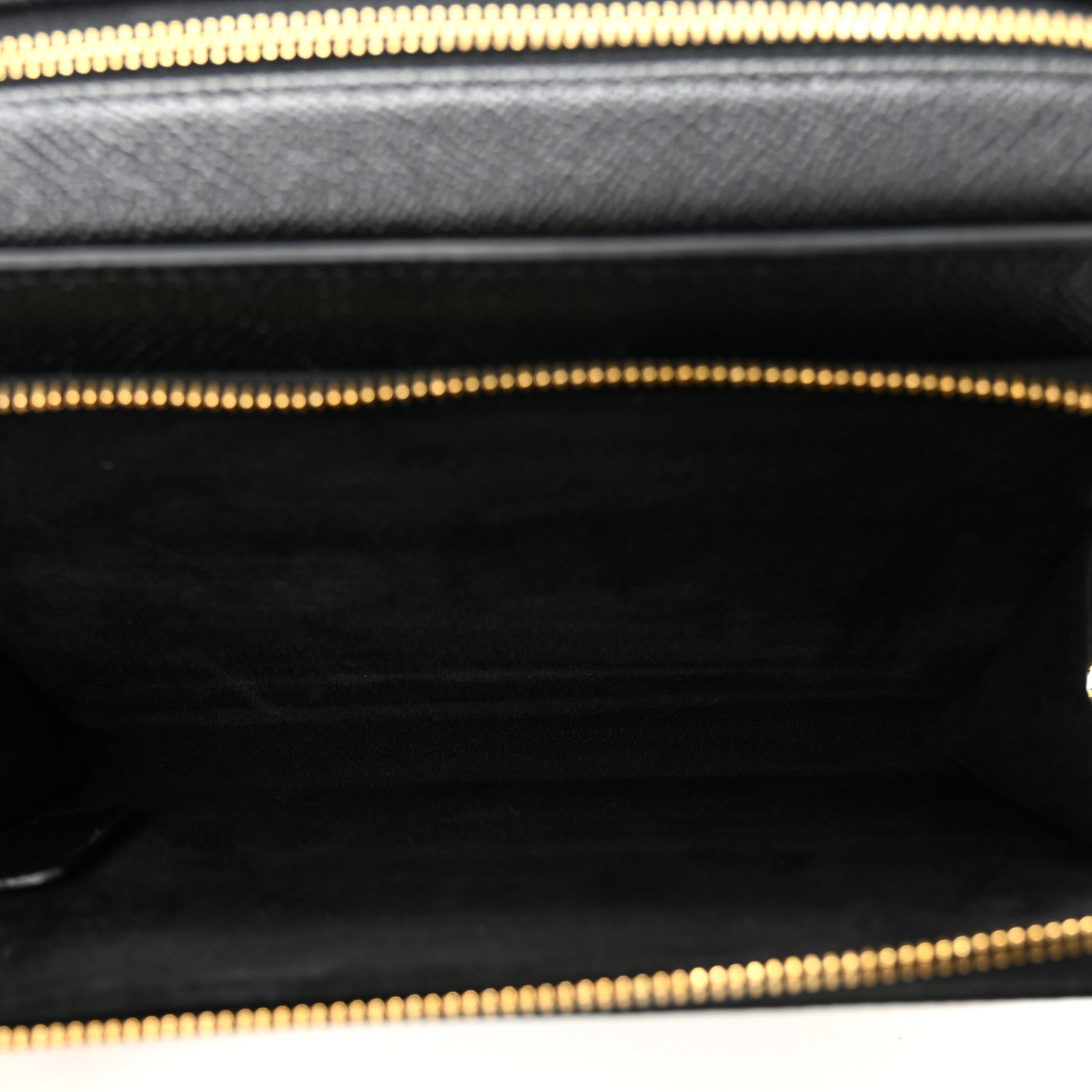 Christian Dior Grained Calfskin Caro Double Pouch Black 6 of 11