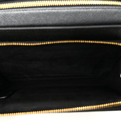 Christian Dior Grained Calfskin Caro Double Pouch Black 6 of 11