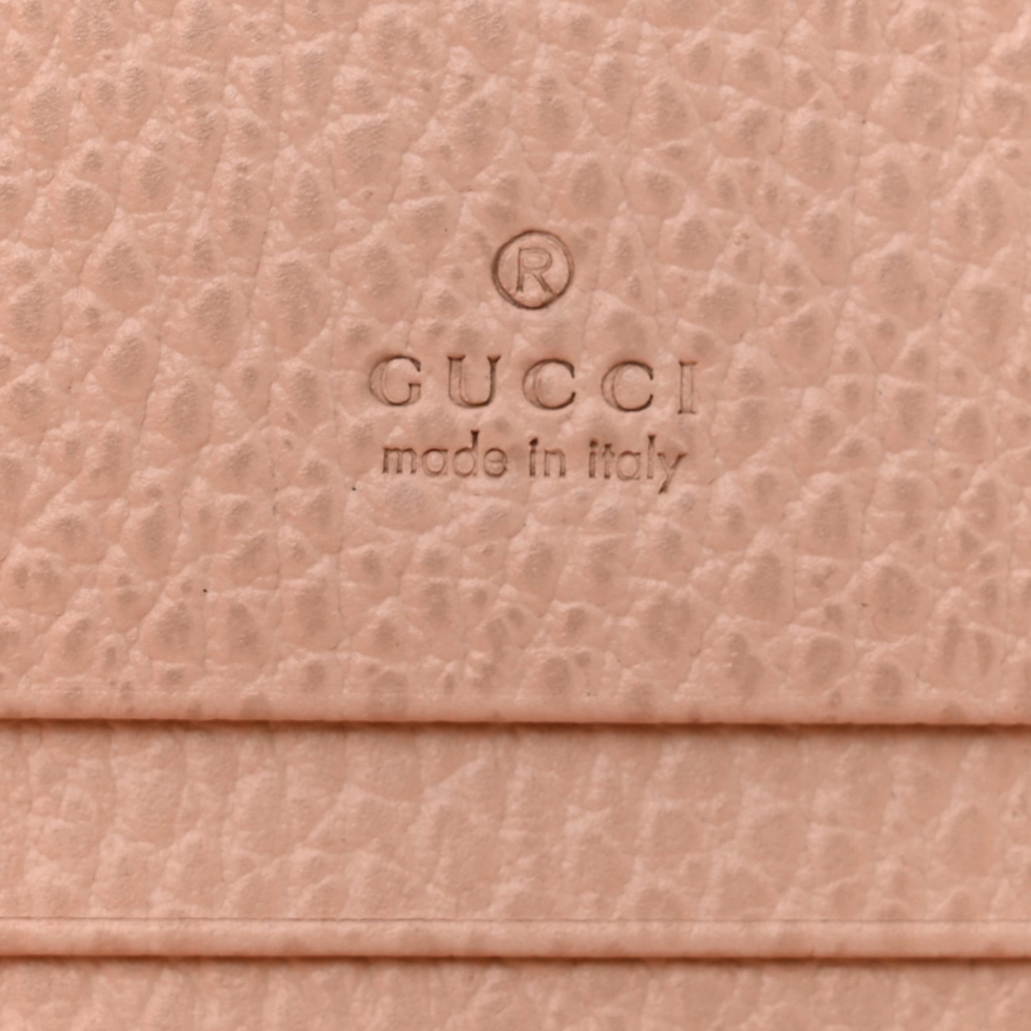 Dollar Calfskin GG Supreme Monogram GG Marmont Card Case Perfect Pink Beige Mystic White