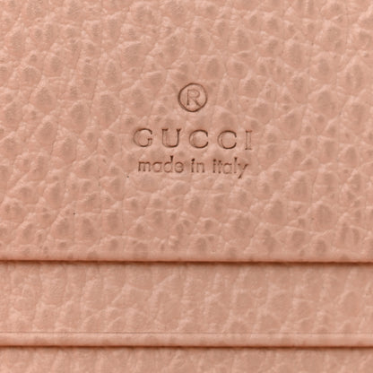 Gucci Dollar Calfskin GG Supreme Monogram GG Marmont Card Case Perfect Pink Beige Mystic White 6 of 7