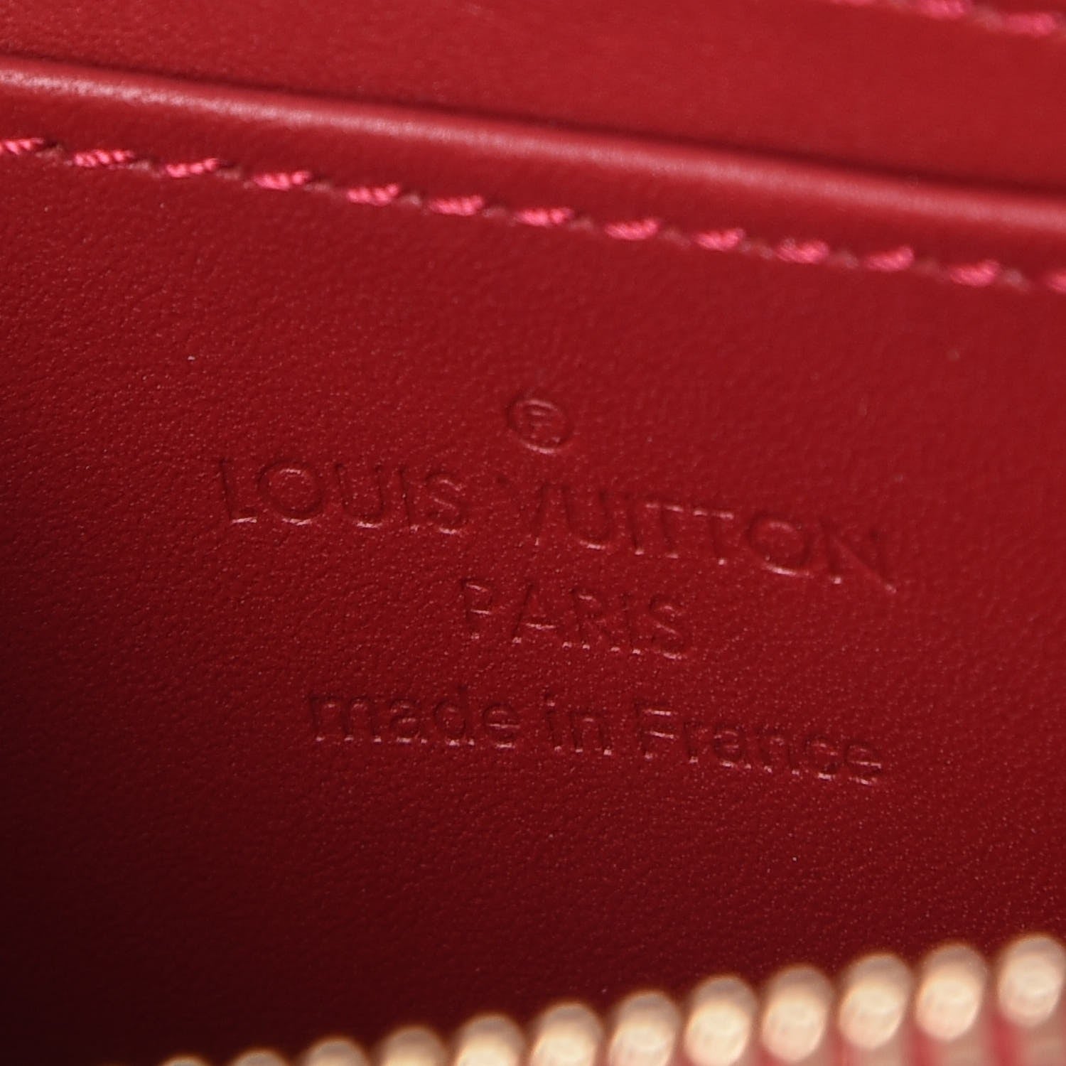 Louis Vuitton Vernis Zippy Coin Purse Pomme D'Amour 6 of 7