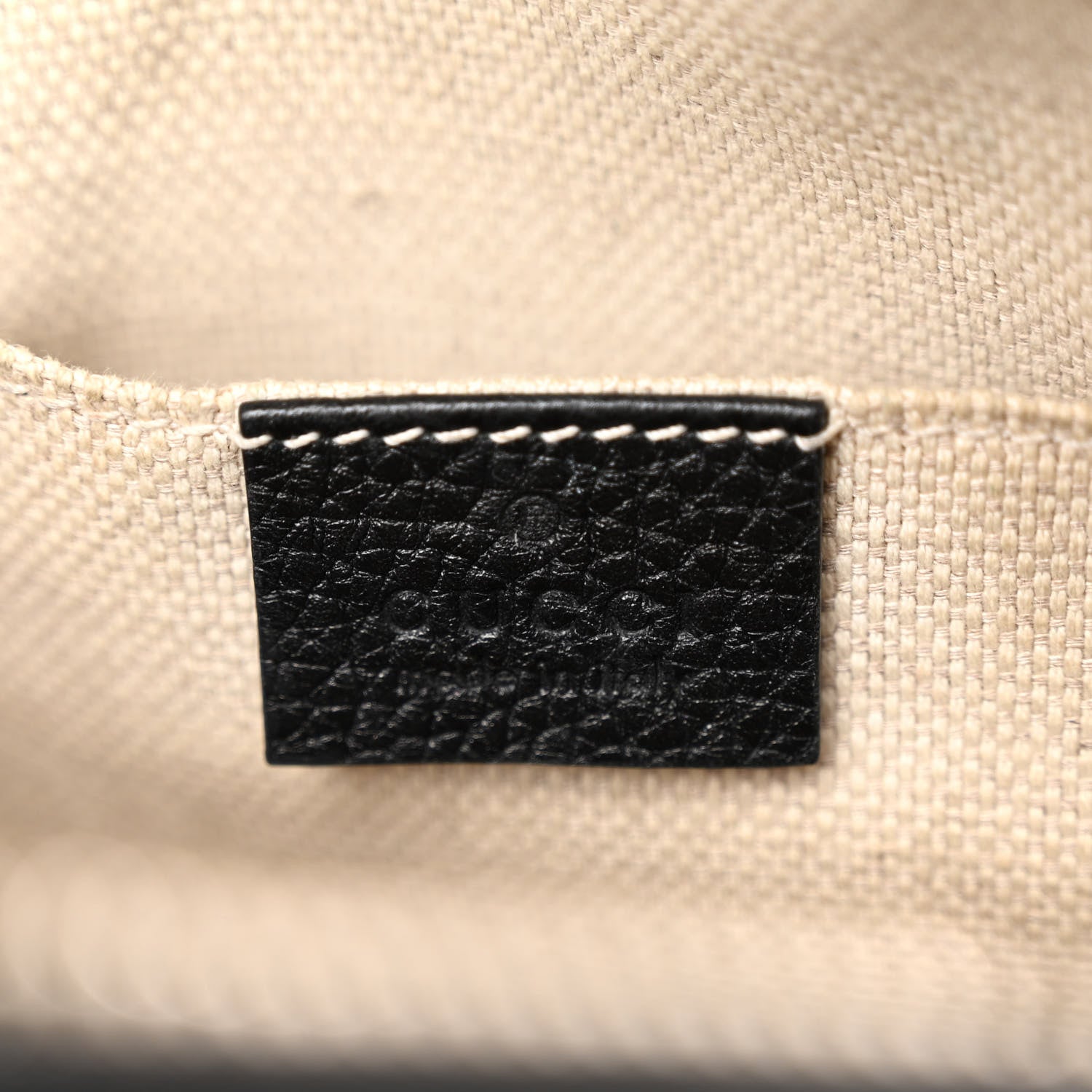 Gucci Pebbled Calfskin Small Soho Disco Bag Black 6 of 10
