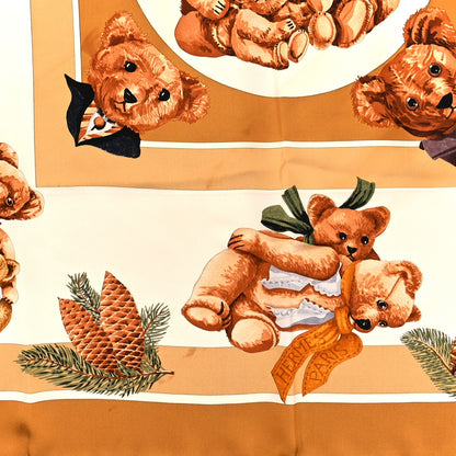 Hermes Silk Confident Des Coeurs Scarf 90 2 of 3