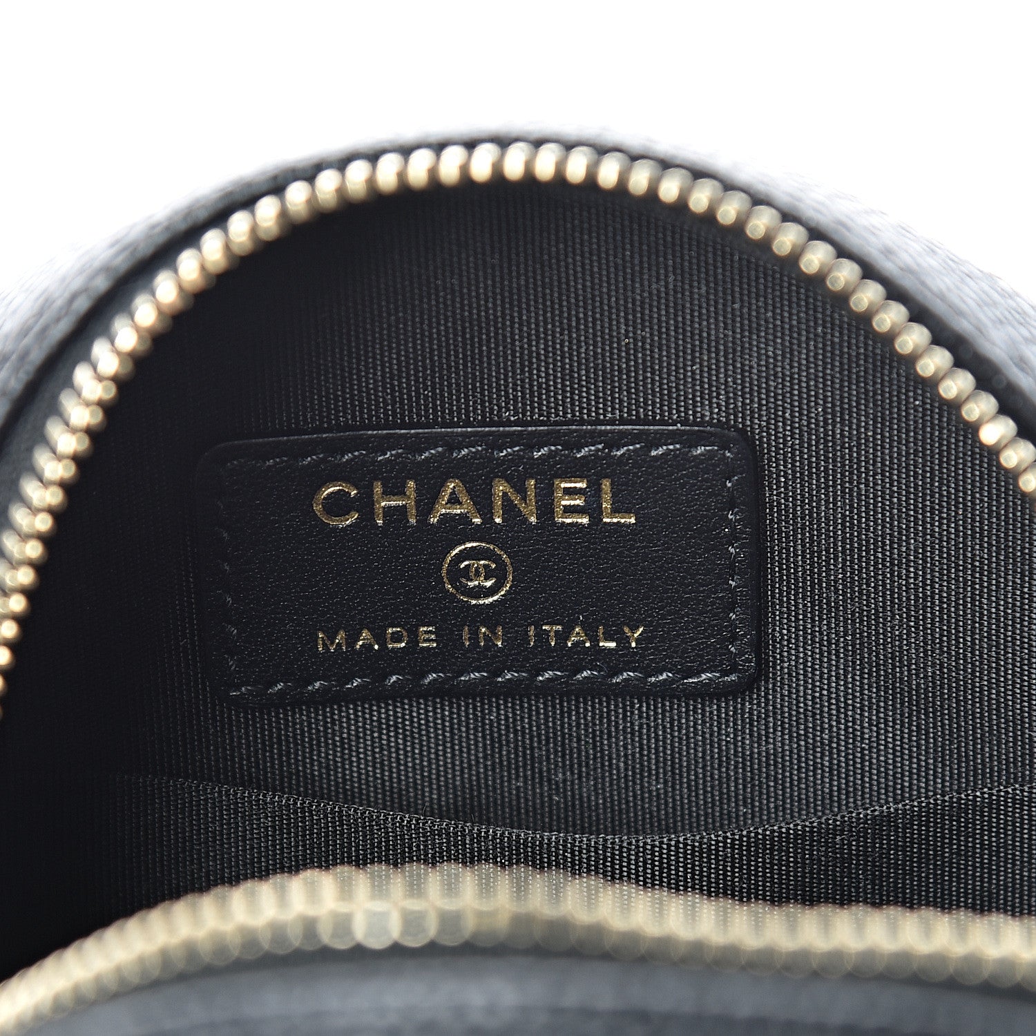 Chanel Caviar Quilted Round Filigree Crossbody Black 5 of 10