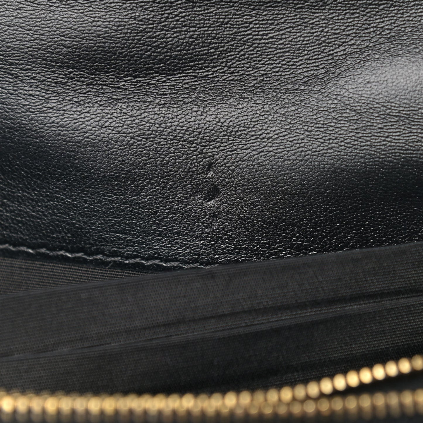 Lambskin Quilted Medusa Wallet On Chain Crossbody Black