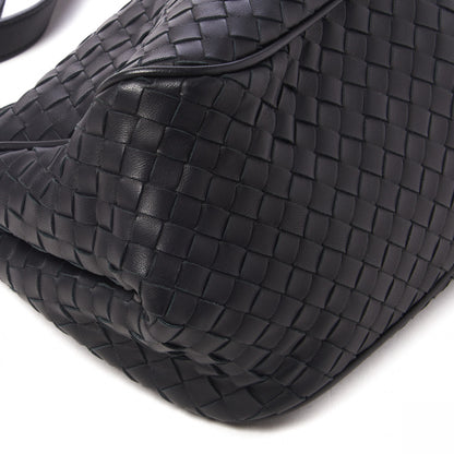 Bottega Veneta Nappa Intrecciato Shoulder Bag Black 5 of 7