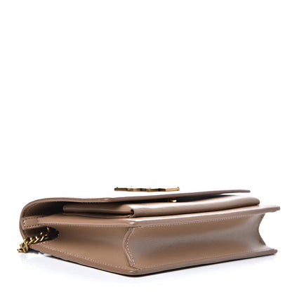 Saint Laurent Calfskin Monogram Sunset Chain Wallet Dark Beige 3 of 10