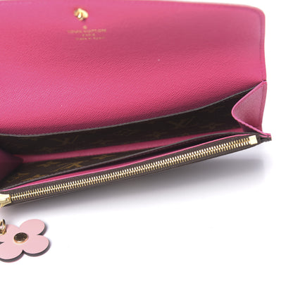 Louis Vuitton Monogram Bloom Flower Emilie Wallet 5 of 7