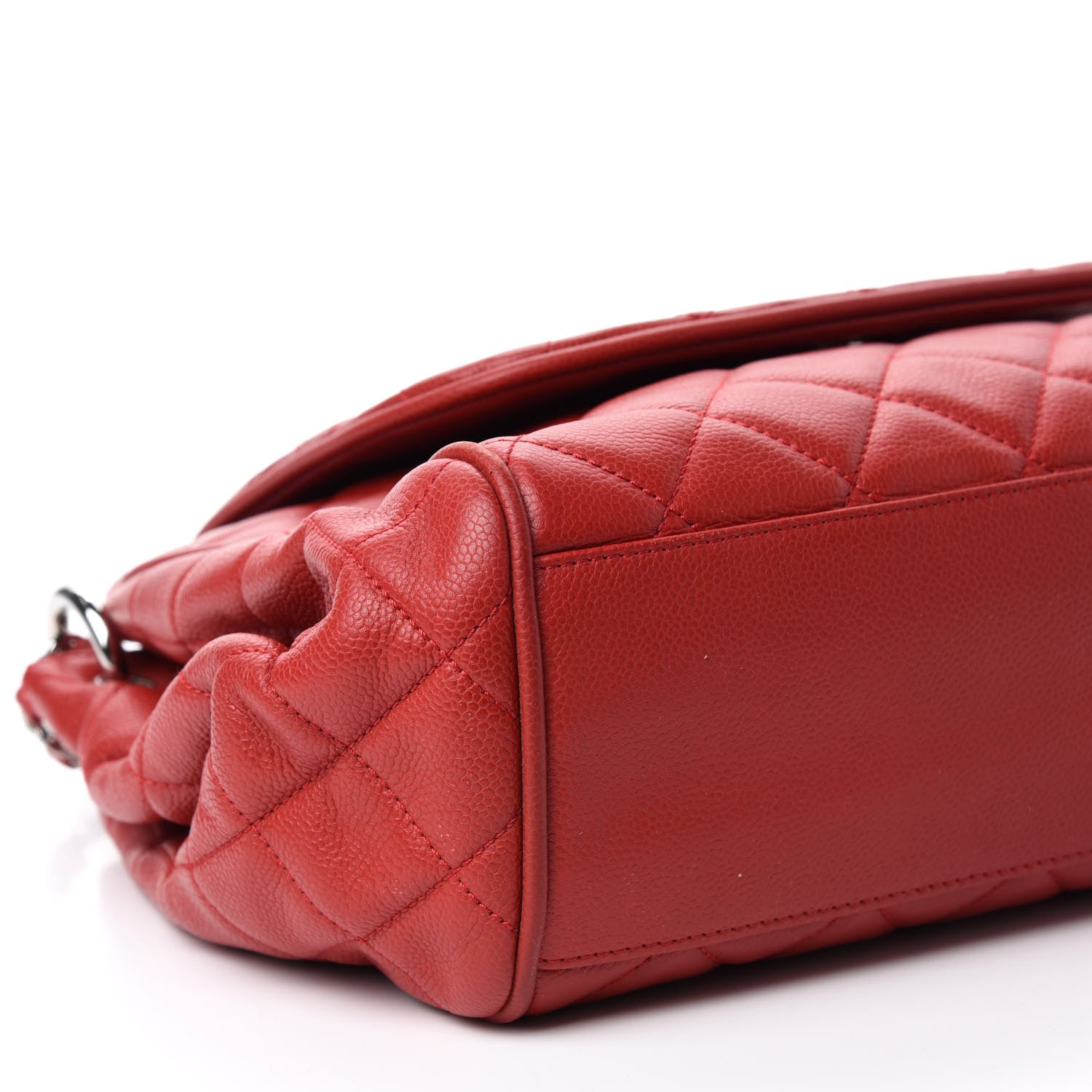 Chanel Caviar Quilted Timeless Accordion Flap Red 6 of 11